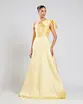 VESTIDO LONGO ZIBELINE UM OMBRO SÓ LAÇO REMOVIVEL