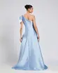 VESTIDO LONGO ZIBELINE UM OMBRO SÓ LAÇO REMOVIVEL