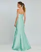 VESTIDO LONGO ZIBELINE TOMARA QUE CAIA BABADO COM FLOR