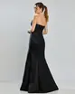 VESTIDO LONGO ZIBELINE TOMARA QUE CAIA BABADO COM FLOR