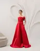 VESTIDO LONGO ZIBELINE UM OMBRO SÓ DRAPEADO