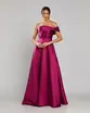 VESTIDO LONGO ZIBELINE UM OMBRO SÓ DRAPEADO