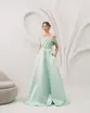 VESTIDO LONGO ZIBELINE UM OMBRO SÓ DRAPEADO