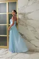 VESTIDO LONGO ZIBELINE PLISSADO ALÇA FINA
