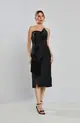 VESTIDO MIDI ZIBELINE TOMARA QUE CAIA