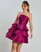 VESTIDO CURTO ZIBELINE TOMARA QUE CAIA CAMADAS