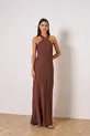 VESTIDO LONGO CREPE ONASSIS