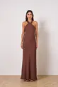 VESTIDO LONGO CREPE ONASSIS