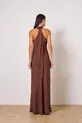 VESTIDO LONGO CREPE ONASSIS
