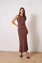 VESTIDO MIDI EM CREPE ONASSIS