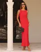 VESTIDO MIDI EM CREPE ONASSIS