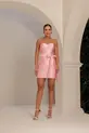 VESTIDO CURTO ZIBELINE TOMARA QUE CAIA C/FAIXA