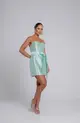 VESTIDO CURTO ZIBELINE TOMARA QUE CAIA C/FAIXA