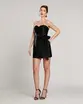 VESTIDO CURTO ZIBELINE TOMARA QUE CAIA C/FAIXA