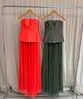 VESTIDO LONGO SAIA TULE TOMARA QUE CAIA C/ ECHARPE
