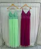 VESTIDO LONGO PAETE BUSTO COM SAIA DE TULE