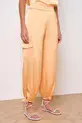 CALÇA COM BOLSO EM SATIN ATENAS