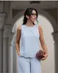 REGATA COM BORDADO EM VISCOSE TERMALES