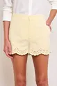 SHORTS COM BORDADO EM VISCOSE TERMALES