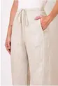 CALÇA PANTALONA EM LINHO SANTORINI