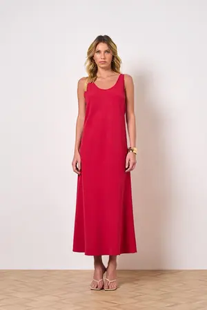 VESTIDO MIDI EM ALFAIATARIA CELINE