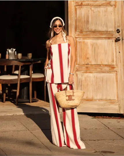 CONJUNTO BLUSA E CALÇA EM VISCOSE MILUS