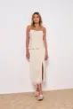 CONJUNTO BLUSA E SAIA MIDI EM CREPE ONASSIS