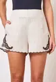SHORTS BORDADO EM LINHO IPANEMA