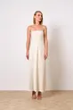 VESTIDO COM ECHARPE EM CREPE ONASSIS