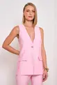 CONJUNTO COLETE E CALÇA EM TENCEL VIENA