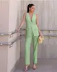 CONJUNTO COLETE E CALÇA EM TENCEL VIENA