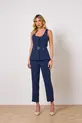 CONJUNTO COLETE E CALÇA EM ALFAIATARIA CELINE C/ CINTO