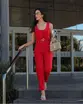 CONJUNTO COLETE E CALÇA EM ALFAIATARIA CELINE C/ CINTO