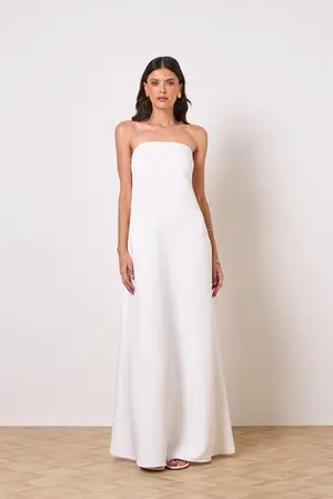 VESTIDO LONGO EM ALFAIATARIA CELINE