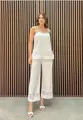 CONJUNTO BLUSA E CALÇA EM LINHO SIDNEY