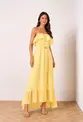 VESTIDO LONGO EM CHIFFON SILK TOUCH