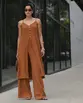 CONJUNTO TUNICA E CALÇA EM CREPE SIENA