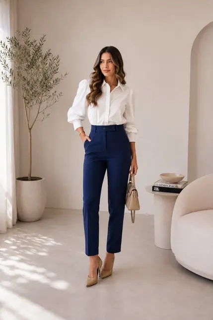 CALÇA RETA ALFAIATARIA BASIA