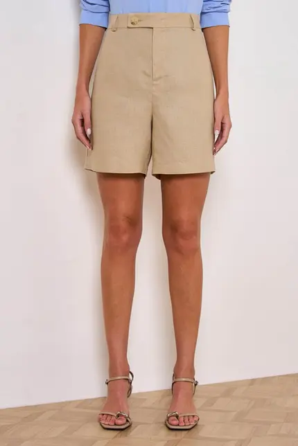 BERMUDA COM BOLSO EM LINHO IPANEMA