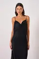 VESTIDO DECOTE DEGAGE CREPE PATOU