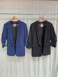 BLAZER ALFAIATARIA COM ELASTICO NA MANGA