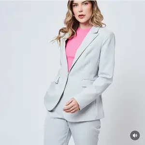 BLAZER ALFAIATARIA UM BOTÃO FORRADO