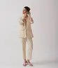 BLAZER ALFAIATARIA UM BOTÃO FORRADO