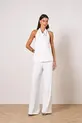 CONJUNTO BLUSA E CALÇA EM CREPE SIENA