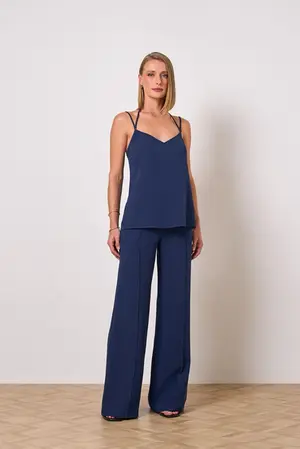 CONJUNTO BLUSA E CALÇA EM ALFAIATARIA CELINE