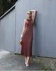 VESTIDO MIDI EM CREPE ONASSIS