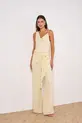 CONJUNTO BLUSA E CALÇA EM CREPE MUSSELINE