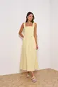 VESTIDO MIDI EM TRICOLINE ACAPULCO