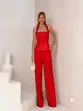 CONJUNTO BLUSA E CALÇA EM VISCOSE SENSORIALE