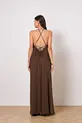 VESTIDO LONGO EM CHIFFON SILK TOUCH